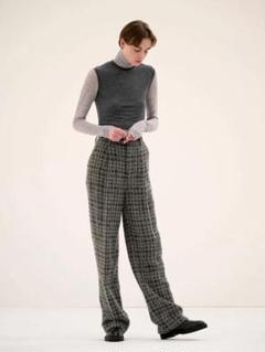 新品 AURALEE HOMESPUN SUMMER TWEED SLACKS
