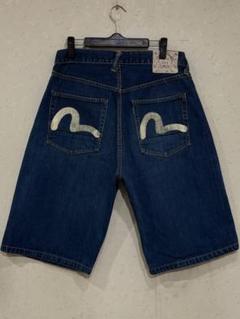 希少カラー❗️】evisu カモメ ハーフデニム 水色 34×35 - メルカリ