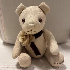 LIZ LISA リズリサ ノベルティ 大きなテディベア　白い　リボン付き LIZ LISA - liz lisa ノベルティ ぬいぐるみ型スピーカー🐻の