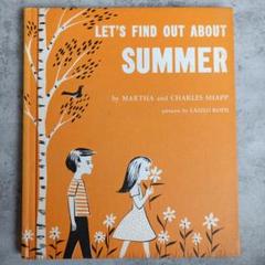 ヴィンテージ絵本【SUMMER（夏）】英語　おうち英語　英検　自然科学　季節