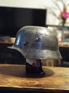 アイアン エイジングジャーマンヘルメット ナチヘル - メルカリ