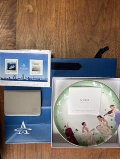 【新品】ANA羽田→ウィーン就航記念搭乗証明書&記念品レザーポーチ 20NH040.jpg