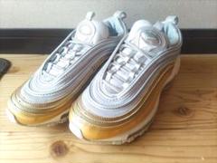 【再出品あり】NIKE エアマックス97 ゴールド/シルバー/ホワイト 23cmのサムネイル