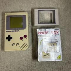 DMG-01 Nintendo 初代ゲームボーイ　ジャンク品WIDEBOY付き