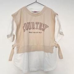 COURTESY レイヤード Tシャツ ベージュ 女の子 150 半袖