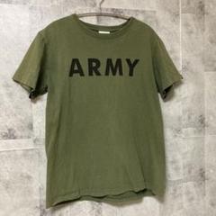 サルセーションVTシャツMサイズアーミーグリーン新品、未開封品 EDWIN ミリタリーシャツ U.S.ARMY ワッペン グリーン L
