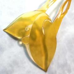 最高級　鼈甲　バレッタ　髪飾り　髪留め　白甲　A4　アールデコ　アンティーク アンティーク 本鼈甲 白鼈甲 白甲 鼈甲 真珠 パール バレッタ 髪