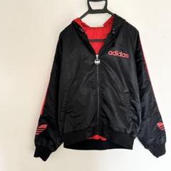 【adidas】希少! 90s アディダス ナイロンジャケット デサント 美品