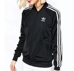 adidas ブラック ジャージ バックロゴ