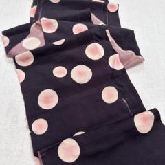 古布 縮緬 はぎれ 22×175cm 水玉模様