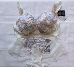 サルート39G グループブラジャーE75☆総レースショーツL