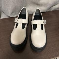 COCO DEAL 厚底メリージェーン アイボリー