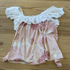 mina perhonen ミナペルホネン 花柄 半袖シャツ 子供用サイズ80
