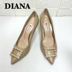 ✨ほぼ未使用✨☘️DIANA☘️✨パンプス✨ピンヒール✨ポインテッドトゥ✨装飾パール