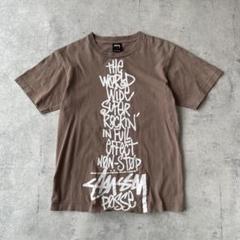 00's STUSSY ステューシー Tシャツ ブラウン
