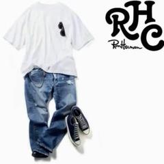 RHC DENIM/Damaged Straight Indigo Denimのサムネイル