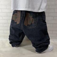 USA 古着 akademiks BAGGY ワイド B系 Y2K デニムパンツ b6e0051b02485b0fb1760a55c4a431