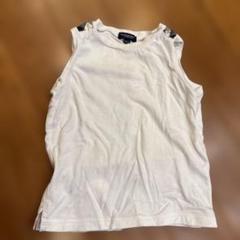 BURBERRY ノースリーブタンクトップ 100A ホワイト