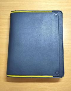 ASHFORD システム手帳 A5 レーニエ ネイビー×イエロー 中古品のサムネイル