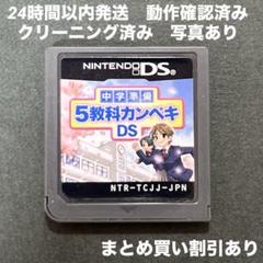 【美品】中学準備 5教科カンペキ DSソフトのみ【24時間以内発送】