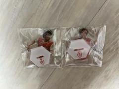 中村敬斗 アクスタ うちわ タオル 缶バッジ キーホルダー スタッドランス　新品 中村敬斗 アクスタ うちわ タオル 缶バッジ キーホルダー