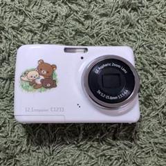 【極美品】GE C1033 デジカメ a2810 赤　単三電池　レトロ GE、“和モダン”を意識したセットなどエントリー2機種 - デジカメ