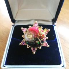 指輪 ハンドメイド ウサギ 星型 月 モチーフ フリーサイズ うさぎ