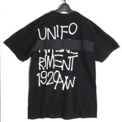 uniform experiment TAPE TEE Tシャツ BLACK