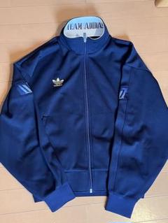 希少 美品 アディダス トラックジャケット 西ドイツ製 白紺 在原みゆ紀 XL adidas - アディダスジャージ トラックジャケット西ドイツ 70s