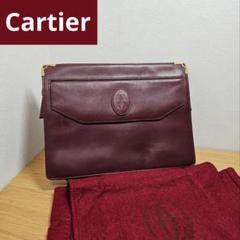 Cartier カルティエ クラッチバッグ マストライン D金具 保存袋付