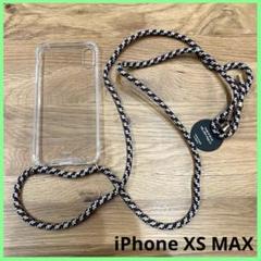 iPhone ケース ストラップ付き iPhoneXS MAX 手ぶら シンプル