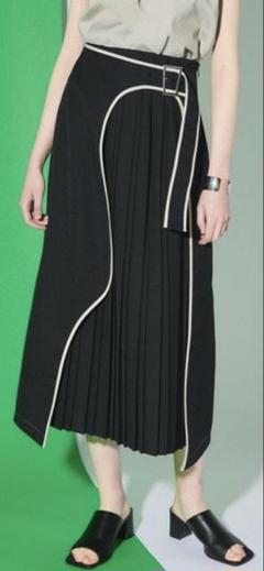 【UNITED TOKYO】✨極美品✨Ｌサイズ／ロングスカート／共布ベルト付き UNITED TOKYO】✨極美品✨Lサイズ／ロングスカート／共布ベルト付き