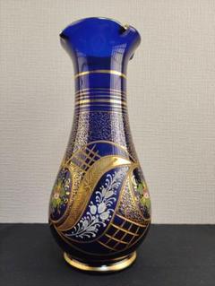 ボヘミアンガラス 盛上金彩 エナメル彩 ワイングラス ボヘミア グラス チェコ ボヘミア グラス 盛上金彩 エナメル彩 ワイングラス ボヘミアン