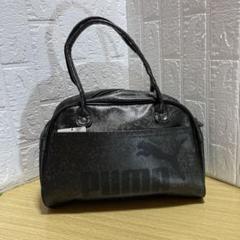 美品 puma プーマ ミニボストンバッグ　ヴィンテージ ブラック レトロ 美品 puma プーマ ミニボストンバッグ ヴィンテージ ブラック