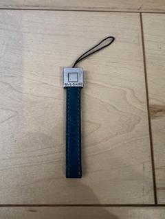 【正規品】BVLGARI 携帯ストラップ スクエアプレート水色 アイスブルー ブルガリ 【正規品】BVLGARI 携帯ストラップ スクエアプレート