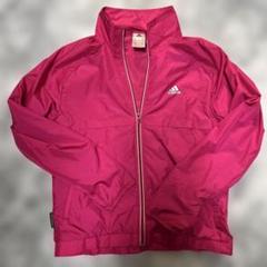 アディダス adidas ピンク ウィンドブレーカー Mサイズ