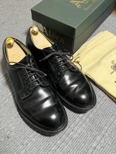Alden ブラック プレーントゥ　コードバンのサムネイル