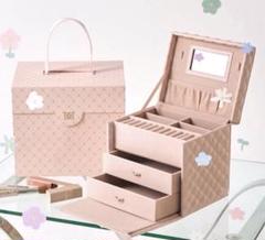 darich DDロゴキルティングジュエリー＆メイクボックス ダーリッチ Darich♡ノベルティ♡DDロゴキルティングジュエリー&メイク