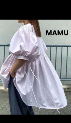 mamu mamu online バルーンギャザーブラウス　ピンク