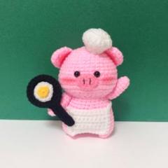 あみぐるみ　ハンドメイド　新郎♡新婦　ぶたさん②【オーダー完成商品】 it-5f670794a2725-1200.jpg