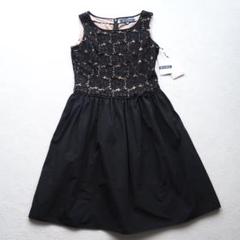 新品 M'S GRACY 花柄 レース 切替ワンピース ノースリーブ 膝丈 38