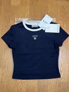 【arisan】SATUR 半袖Tシャツ ホワイト/ライトブルー arisan様専用】SATUR 半袖Tシャツ ホワイト/ライトブルー - メルカリ