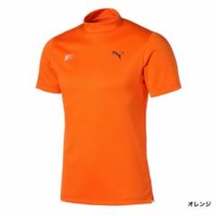 Puma オレンジ ポロシャツ リッキーファウラー プーマゴルフ】人気リッキーファウラー×袖ロゴメッシュ 半袖