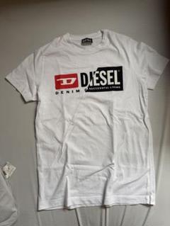 DIESEL ホワイト ロゴ Tシャツ