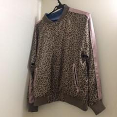 マミタス リバーシブルブルゾン レオパード ブルー