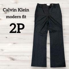 美品‼️Calvin Klein【2P】modern fitブラック スラックス