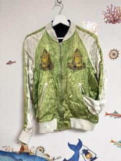 RUDE GALLERY ライオン刺繍 スカジャン RUDE GALLERY STONED TIGER x MARIA SOUVENIR JACKET | RUDO-WEB