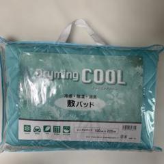 新品ドライミングクール　冷感・除湿・消臭　敷パッド100×205 シングルサイズ