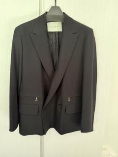 【美品】CULLNI ブラック テーラードジャケット サイズ0 CULLNI(クルニ) ジャケット20-AW-054 20-AW-054 ブラック サイズ