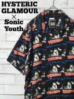 【希少】HYSTERIC GLAMOUR ソニックユース 半袖アロハシャツ
